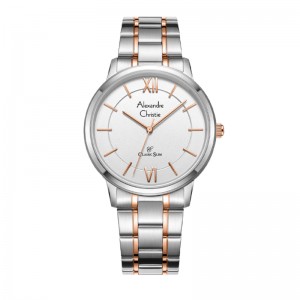 Alexandre Christie AC 8689 Silver Rosegold White Man MHBTRSL